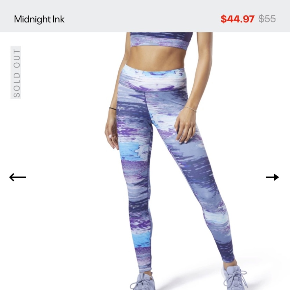 Reebok Lux Bold Tights 2.0 - Midnight Ink